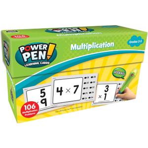 Teacher Created Resources Power Pen Learning Cards: Multiplication (6459) (Medium)