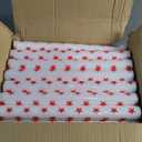 Junkin 54 Pcs 4th of July Glow Sticks Bulk 15.8" Red White Blue Foam Independence Day LED Glow Sticks with 3 Flashing Mode Star Pattern Patriotic Light for Memorial Day Birthday Party