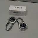 FIGODE Locker Lock with Long Shackle, Combination Lock, Black Dial, Each Lock with Different Code, Keyless Padlock, Great for School, Employee, Gym&Sports Locker, Case, Toolbox, Fence, etc, Pack of 2