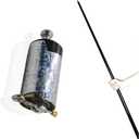 Magic Pocket Staff for Professional Magician Stage Portable, Pocket Arts Staff Magic Tricks Accessories(Black 150cm)