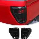 Linskip Tail Light Overlay Covers for Ford F150 2021-2023 XL & XLT, Tail Lamp Guard Trim Bezels Decoration for F150 Exterior Accessories(Smoke Dark)