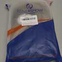 RENERSHOW Layered Blonde Bob Wigs for White Women with Bangs Straight Short Hair Wig Synthetic Ombre Blonde Highlight Bobo Haircuts 12inch Average Size Natural Daily Party Wig