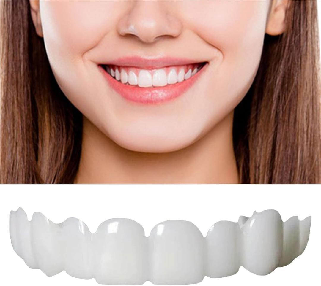 2 Pairs Temporary Smile Support Adjustable for All Genders - Natural Look & Comfort, Boost Confidence with Custom Fit