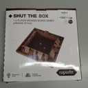 Ropoda 14 Inches 4-Way Shut The Box Game (2-4 Players) for Kids & Adults (4 Sided Large Shut The Board Game Wooden, 8 Dice) Vintage Style, Close The Box Game, Dice Game