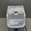 EUHOMY Nugget Ice Maker Countertop, Ready in 7 Mins, 34Lbs/24H Pebble Ice Maker Machine, Self-Cleaning Countertop Sonic Ice Makers with Ice Scoop&Basket, Pellet Ice Maker for Home, Stainless Steel