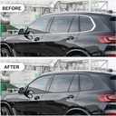 Stainless Steel Window Trim Chrome Delete for BMW X5 G05 2019-2025 Black Window Trim Blackout Kit