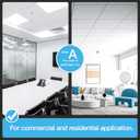 Art3d 12-Pack Smooth Drop Ceiling Tile 2ft x 2ft - Fire-Rated, Waterproof, Reusable - Preimum PVC, No Sag and Breakage - Cover 48 Sq. Ft, White, 24*24