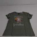Happiness Is Being A Grandma Cute Sloth Flower T-Shirt, Size S