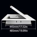 Access Panel Door, Galvanized Steel Wall Ceiling Access Door for Drywall, Plumbing Electrical Inspection Cover (18-18-magic)