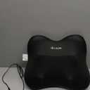 Back Massager with Heat, Cordless Back and Neck Massage for Pain Relief Deep Tissue, 4D Shiatsu and Percussion Massage Pillow, Lower Back Massager for Office,Gifts for Christmas Women Men, Black