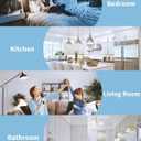 TJOY LED Light Bulbs, 100 Watt Equivalent A19, 5000K Daylight LED Bulbs, 15W Bright White Light Bulbs, Energy Saving Light Bulb with E26 Standard Base, 1500 Lumens Non Dimmable Lamp Bulb, 3 Pack