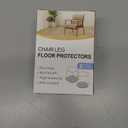 BUMACO Chair Leg Floor Protectors Chair Leg Protectors for Hardwood Floors Silicone Pads Covers to Protect Floors (Black-20 Pcs, Universal L (1-5/16"~2")