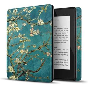 TNP Case for Kindle Paperwhite 10th Gen / 10 Generation 2018 Release - Slim Light Smart Cover Sleeve with Auto Sleep Wake Compatible with Amazon Kindle Paperwhite 2019 2020 Version (Almond Blossom)