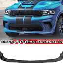 3PCS Aerodynamic Front Bumper Splitter Lip,ABS Spoiler Body Kit Compatible with Dodge Durango 2021-2026 SXT/RT/GT/SRT,Gloss Black