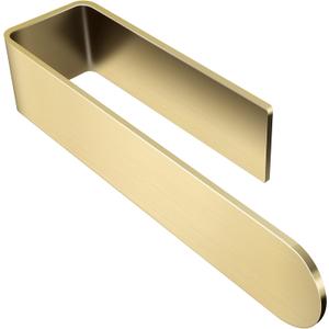 Taozun Towel Holder Gold Hand Towel Rack Adhesive Towel Bar Stick on Towel Ring for Bathroom Wall Kitchen RV, Stainless Steel Brushed Brass Finish (8-inch)