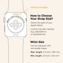 My Pretty Strap - Compatible Apple Watch Band Strap, Stainless Steel Fashion iWatch Replacement Strap- Easy Resizing, No Tool Needed, Fits Most Wrists- Series 1-11, SE and Ultra