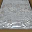 8x11 Area Rugs for Living Room: Washable Non Slip Soft Brown Carpet