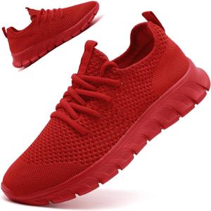 Running Shoes for Men Womens Walking Tennis Gym Sneakers Slip On Comfortable Lightweight Athletic Workout Fashion Sports Shoes, 42
