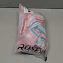 ROSEWE Two Piece Tankini Swimsuits for Women, Tummy Control Bathing Suit with Skirt, V-Neck Swimdress (Large, Pink Striped)