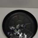 Planter Caddy with Wheels Extra Large Heavy Duty Metal Plant Stand with Wheels Plant Dolly for Garden Plant Pot Flowerpot Tray for Indoor Outdoor 18 Inches Black