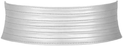 SANSTHS Women Wide Elastic Belts for Dresses Vintage Fashion Stretchy Waist Belts Ladies Cinch Belts Leather Waistband