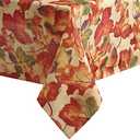 Elrene Home Fashions Harvest-Festival Fall Printed Tablecloth, 52" x 52", Square
