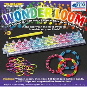The Beadery Wonder Loom: The Ultimate Loom For Making Rubber Band Bracelets (Each)