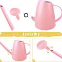 Watering Can for Indoor Plants, Small Watering Cans for House Plant Garden Flower, Long Spout Water Can for Outdoor Watering Plants 1. 8L 1/2 Gallon (Pink)