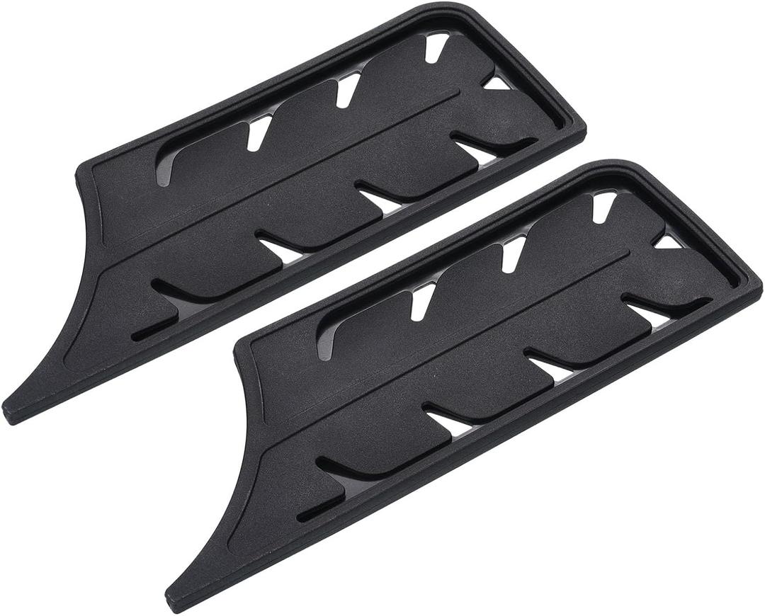 M METERXITY 2 Pack Plastic Knife Sheaths - Kitchen Knife Protectors Covers Universal Knife Guards, Apply to Kitchen Nakiri Knife (7 Inch, Black)
