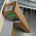 CALYX INTERIORS Cordless Bamboo Roman Shade Blind, Light Filtering, 46.5" W x 48" H, Ceylon Natural, Neutral and Yellow Wood Tones. Limited Privacy