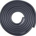 Front Driver and Passenger Side Door Weatherstrip Rubber Seal On-Body for Cadillac Escalade 02-06, Chevy Silverado 99-06, Avalanche Suburban Tahoe 00-06, GMC Yukon Sierra 99-06