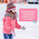 Kids Ski Gloves Waterproof Winter Snow Snowboarding Gloves Non Slip Windproof Sport Mittens for Boys Girls Youth Sledding Riding Driving Hiking (6-10 Years, Tie-Dyed)