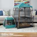 Extra Large catio Outdoor cat Enclosure,3-in-1 Cat Tower Tent with Tunnel/Pop Up Cube, Portable Catio,Cat Tent,Foldable Cat Enclosure for Indoor/Outdoor/Camping Weatherproof & Sunproof (Patented) 41.34"L x 41"W x 57"H