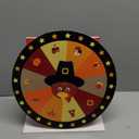 Soulchen 8 Inch Thanksgiving Games Turkey Spin The Wheel Game with Stand Tabletop Roulette of Fortune Turkey Prizes Spin Wheel for Family Thanksgiving Party Favor, Dry Erase Marker and Stickers