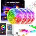 GANZQH 400FT Led Lights for Bedroom, Color Changing RGB Led Strip Lights Indoor, Remote and App Control Led Light Strip Music Sync , DIY Fancy Led lights for Room Home Decor Ambient Lighting (4*100FT)