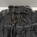 BeryLove Sequin Wedding Guest Formal Cocktail Dresses Prom Party Lace High Low Bridesmaid Elegant Dress (3X-Large, Tulle Sequin Black)