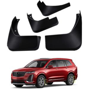 Mud Flaps Kit for 2024 Cadillac XT6 2019-2023 Mud Splash Guard Front and Rear 4-PC Set by TOPGRIL