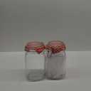 JILLMO Fermentation Jar, 1.5 Liter Glass Fermenting Jar with Fermenting Weights and Airlocks, Pack of 2