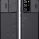 Nillkin Samsung Galaxy Note 20 Ultra Case, Slim Note 20 Ultra Protective Case with Slide Camera Cover Hard PC and TPU Ultra Thin Anti-Scratch Phone Case for Galaxy Note 20 Ultra 5g 6.9'' Black