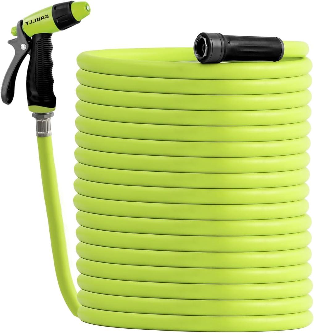 Garden Hose 5/8 in. x 100 ft.,Lightweight All-Weather Water Hose, Durable and Flexible