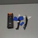 Saker Silicone Caulking Tools-3 in 1 Sealant Finishing Tool Grout Remove Scraper Caulk Remover Glass Glue Angle Scraper for Bathroom,Kitchen,Floor,Window,Sink Joint,Frames Seal (Black Blue)