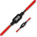 WILLBOND 2 Pcs Adjustable Tap Wrench Handle Tool Ratcheting for Tap Reamer, Pre-Oiled for Protection (1/4"-3/4", 1/16"-1/4")