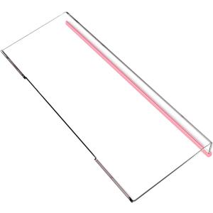 WINFFOR Comfortable Computer Keyboard Stand - Ergonomic Keyboard Riser Acrylic Tilted Keyboard Holder for Easy Typing&Working at Home Office - Fits All Keyboard Sizes - 17'' Wide (Crystal Clear)