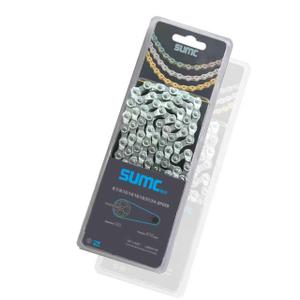 Bike Chain, High Tensile Strength Bicycle Chain for Road/MTB Bike 6/7/8 Speed - Quick Buckle - 116 Links - Dark Silver (13)