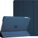 ProCase for iPad 9th/ 8th/ 7th Generation Case 10.2 Inch (2021/2020/2019 Release), 10.2 iPad Case 9th/ 8th/ 7th Gen Cover, Slim Smart Cover with Translucent Hard Shell Back - Navy