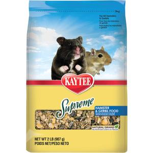 Kaytee Supreme Hamster & Gerbil Food, 2 Lb (2 Pound (Pack of 1))