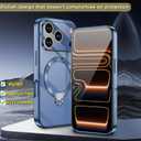 for iPhone 17 Pro Case Compatible with MagSafe Blue