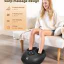 COMFIER 2025 Shiatsu Foot Massager with Heat,Compression,Kneading &Rolling,Foot Massager for Neuropathy,Plantar Fasciitis,Upgraded for Larger Feet Machine(Size 15),Home or Office, Christmas Gifts