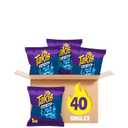 Takis Blue Heat 40 pc / 1 oz Multipack - Intense Hot Chili Pepper Flavored Extreme Spicy Rolled Tortilla Chips - Individual Bags, Perfect for Tailgates, Parties, or the Office, Best By: 04/14/25