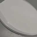 KOHLER 4636-RL-0 Cachet ReadyLatch Elongated Slow Close Toilet Seat, Soft Close Toilet Seat Quiet Lid, Contoured Grip-Tight Bumpers Installation Hardware, Apartment Essentials, White